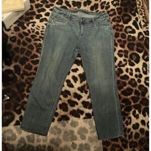 16 Crystal Pockets Jeans